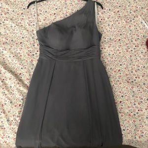Azazie Steel Grey Dallas dress